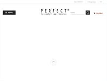 Tablet Screenshot of perfect-service.com